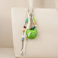 Keypus - Apple Motif Woven Cord Bag Charm Keychain