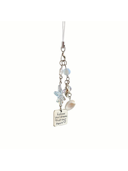 Keypus - Plastic Alloy Star Bag Charm Strap Keychain