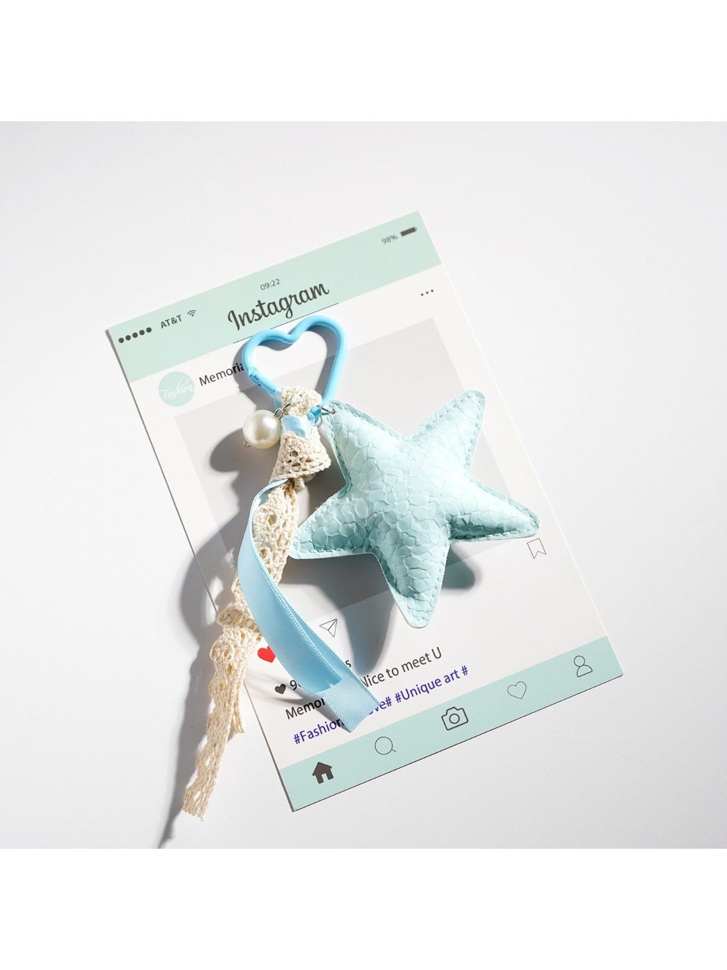 Keypus - Playful Starfish Charm Keychain
