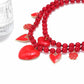Nozari - Layered Heart Pendant Statement Necklace