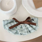 Beau - Pleated Bow Fabric Banana Clip Hair Clip