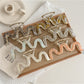 Beau - Acetate Alloy M Shape Statement Claw Clip