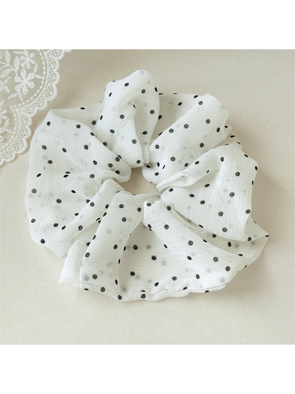 Gifty - Oversized Floral Print Ponytail Scrunchie
