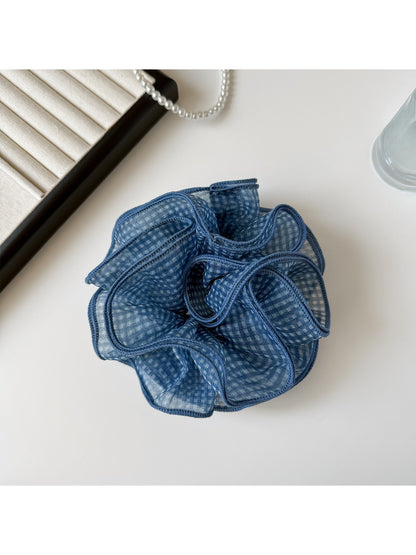 Gifty - Layered Mesh Ruffle Scrunchie