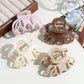 Beau - Hollow Pumpkin Shape Plastic Alloy Claw Clip