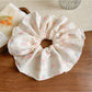 Gifty - Double Layer Floral Scrunchies for Spring