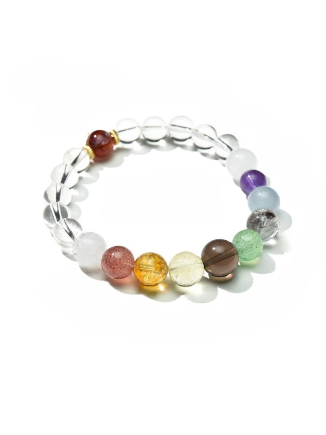 Lovra crystal bead bracelet in a jewelry box, ready for gifting