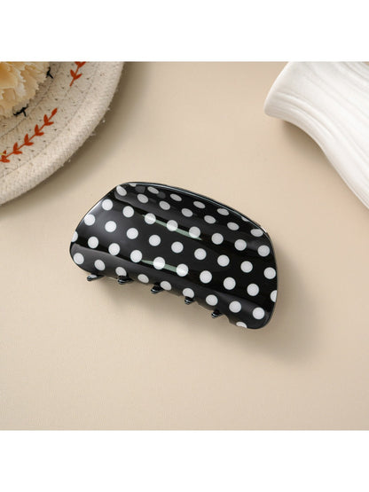 Beau - Minimalist Polka Dot Shark Claw Clip