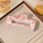 Beau - Minimalist Rose Motif Claw Clip