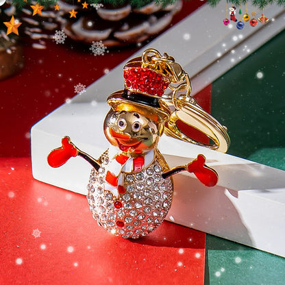 Keypus - Funny Snowman Christmas Theme Keychain