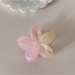 Beau - Sweet Floral Starfish Bow Wave Claw Clip