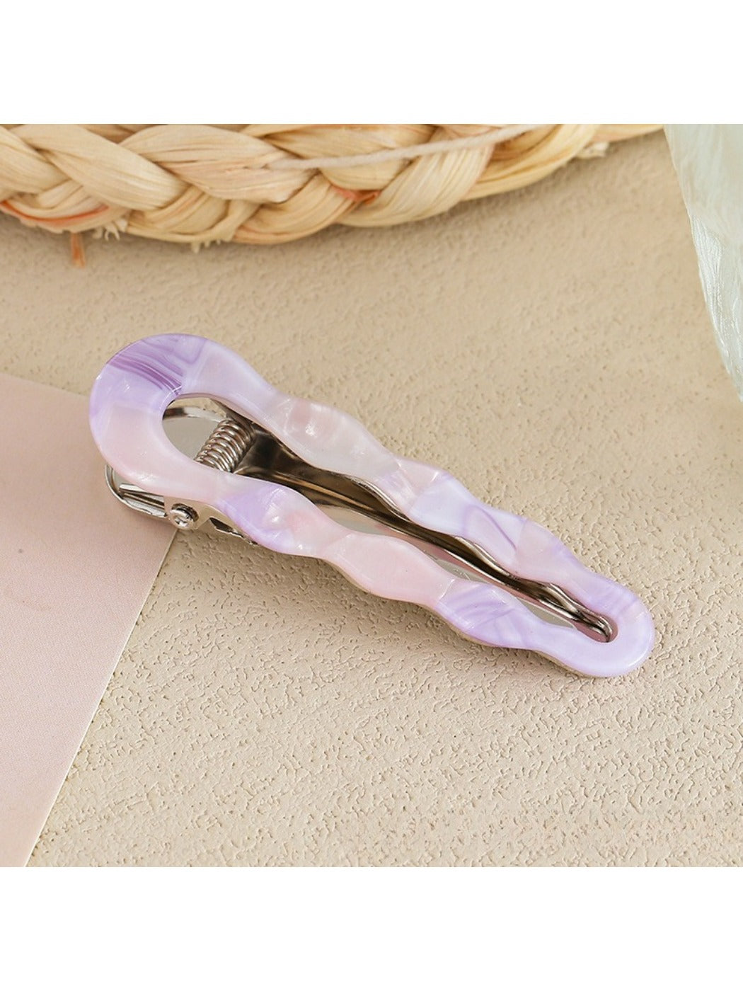 Beau - Spring Summer Wavy Shaped Hair Clip
