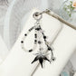 Keypus - Vintage Style Leaf and Beaded Keychain