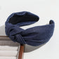 Gifty - Retro Style Wide Front Knot Headband