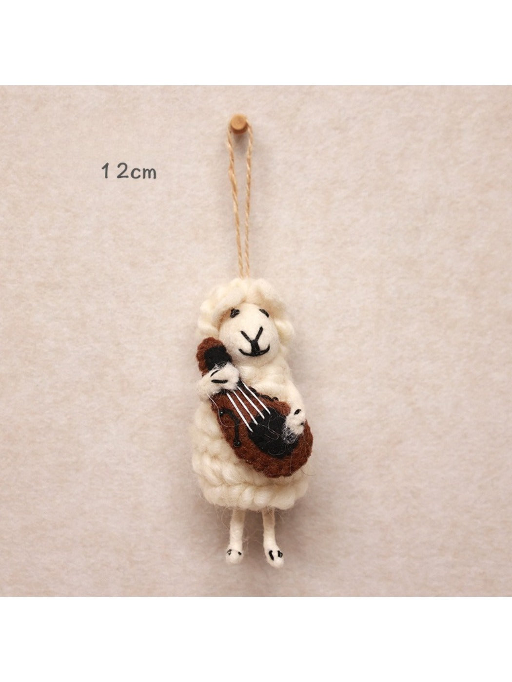 Fletery - Cute Sheep Hanging Ornament 3D Plush Doll