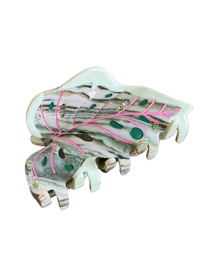 Beau - Elegant Leaf Hair Clip Hollow Design