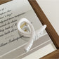 Beau - White Geometric Shaped Hair Claw Clip