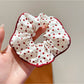 Gifty - Red Grid Ripple Dot Hair Circle