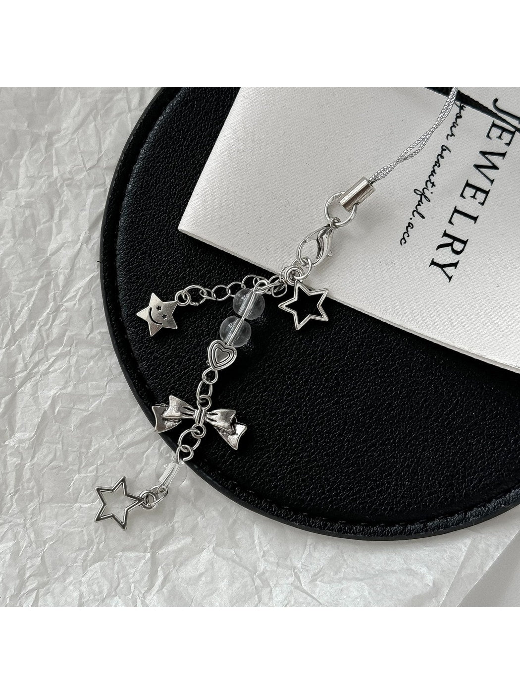 Keypus - Silver Star Charm Keychain
