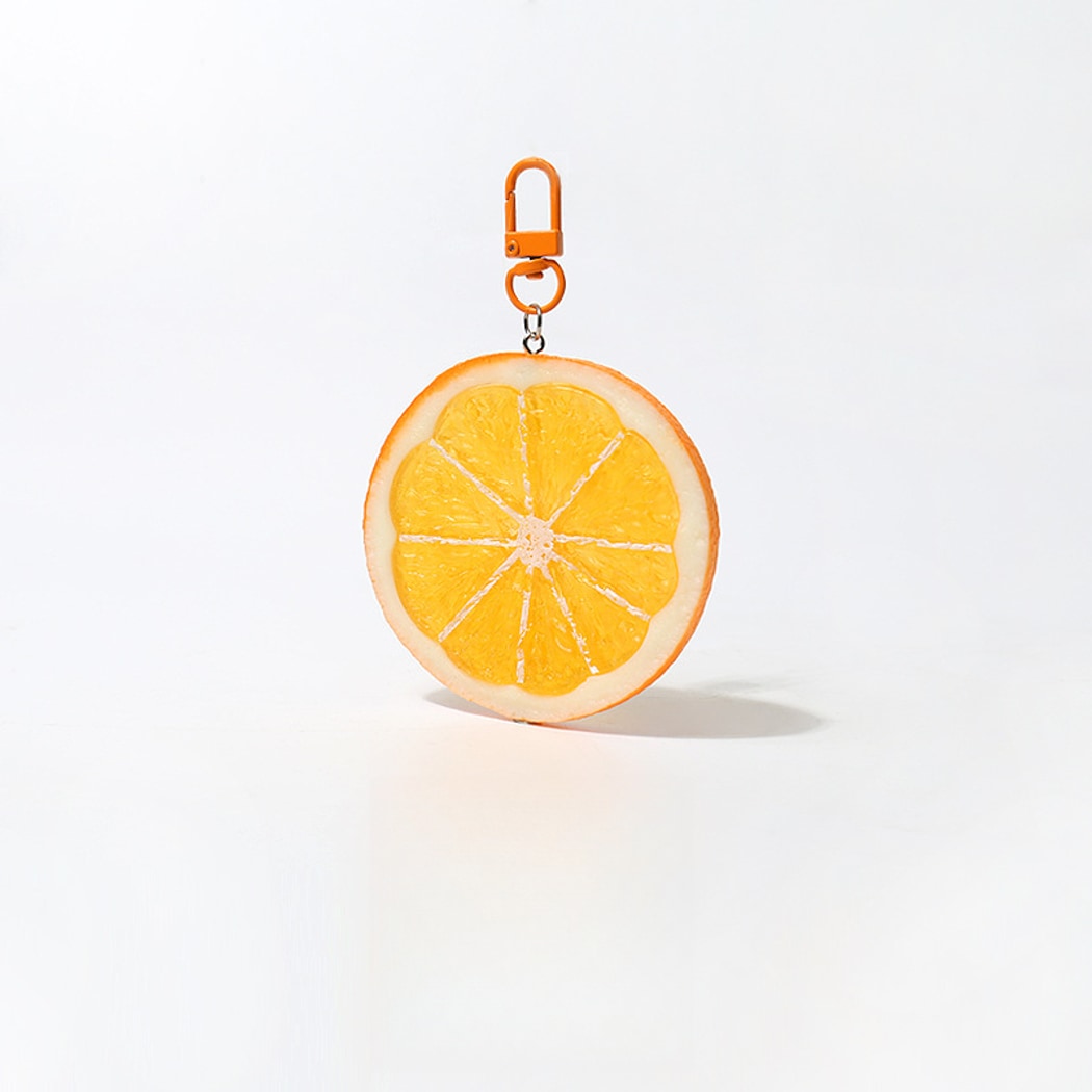 Keypus - Playful Lemon Orange Citrus Keychain