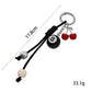 Keypus - Alloy Plastic Cherry Billiard Ball Keychain