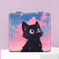 Mirroray - Cartoon Cat Pattern Folding Makeup Mirror