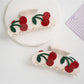 Beau - Cherry Print Hair Claw Clip
