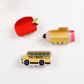 Beau - Playful Apple Shape PVC Hair Claw Clip