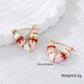 Earedge - Colorful Heart Elegant Earrings