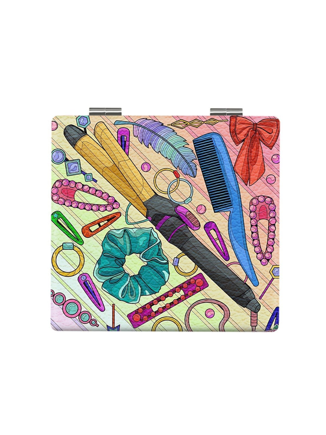 Mirroray - Cartoon Pattern Folding Makeup Mirror