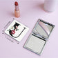Mirroray - Floral Letter Design Folding Makeup Mirror
