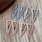 Beau - Fabric Cutout Triangle Hair Clip