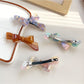 Beau - Adorable Asymmetrical Bow Hair Clips