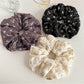 Gifty - Ruffled Polyester Fabric Scrunchie