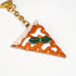 Keypus - Cute Pizza-Shaped Charm Keychain