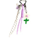 Keypus - Acrylic Flower Woven Cord Bag Charm Keychain