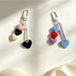 Keypus - Modern Minimalist Heart Bag Charm Keychain