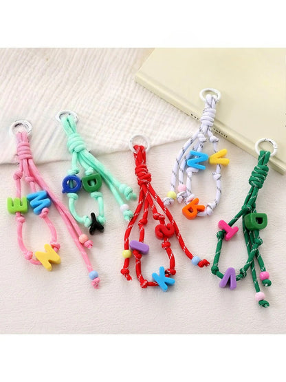 Keypus - Colorful Letter-Shaped Beaded Keychain