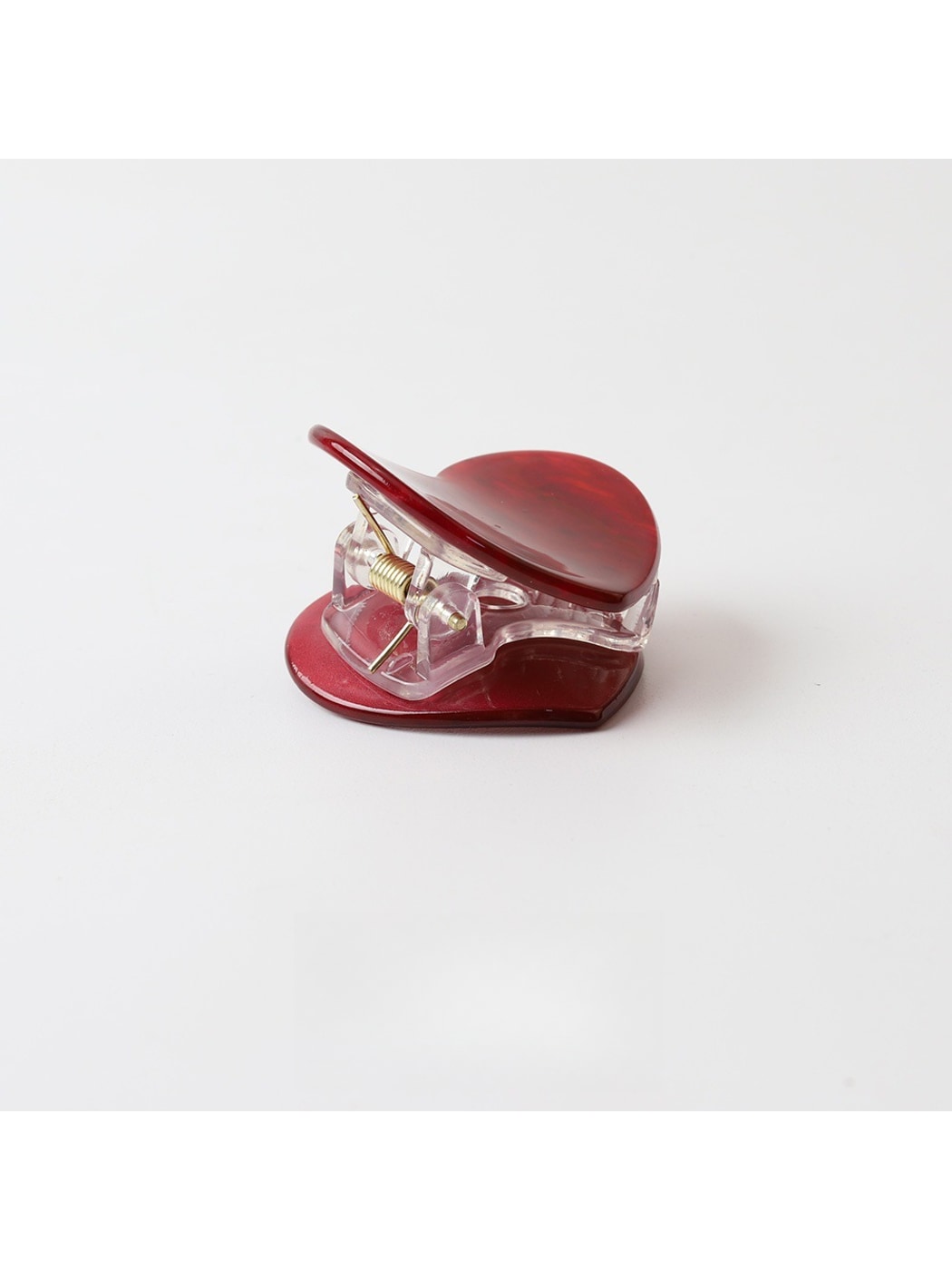 Beau - Simple Heart Design PVC Hair Claw Clip