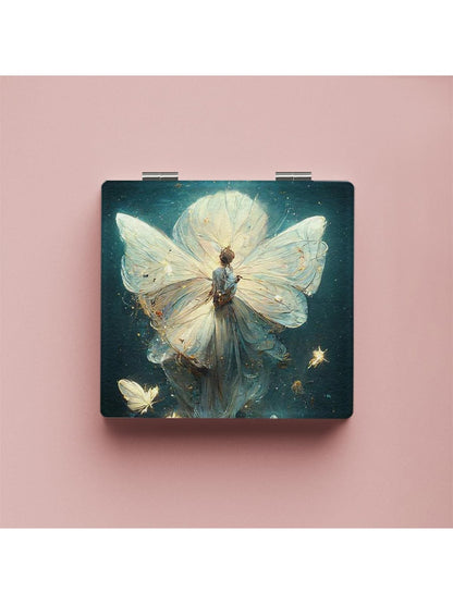 Mirroray - Portable Square Printed Pocket Makeup Mirror