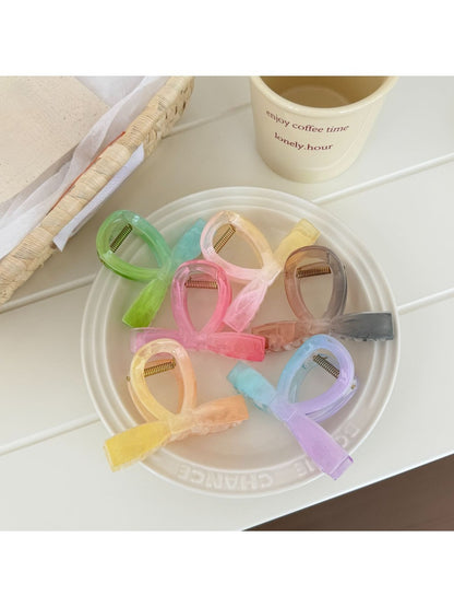 Beau - Sweet Bow Design Gradient Claw Clip