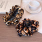 Beau - Vintage Leopard Print Pleated Claw Clip