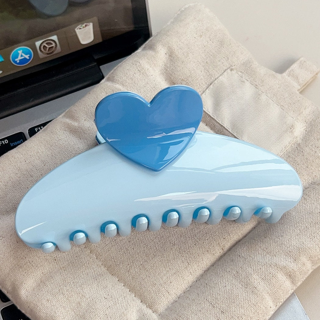 Beau - Sweet Style Heart Detail Claw Clip