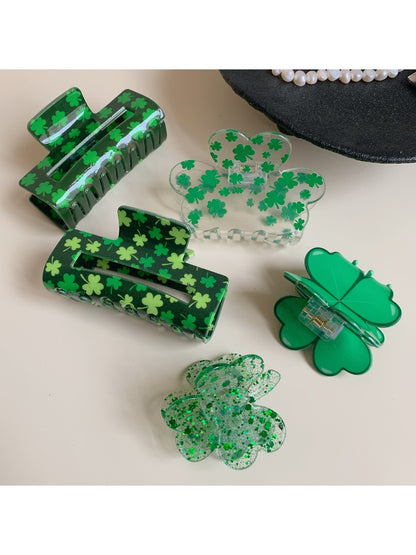 Beau - Cute Simple Green Hair Clip