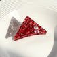 Beau - Christmas Theme Glitter Heart Claw Clip