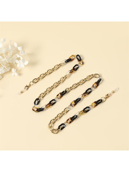 Velra - Leopard Print Color Blocked Eyeglass Strap