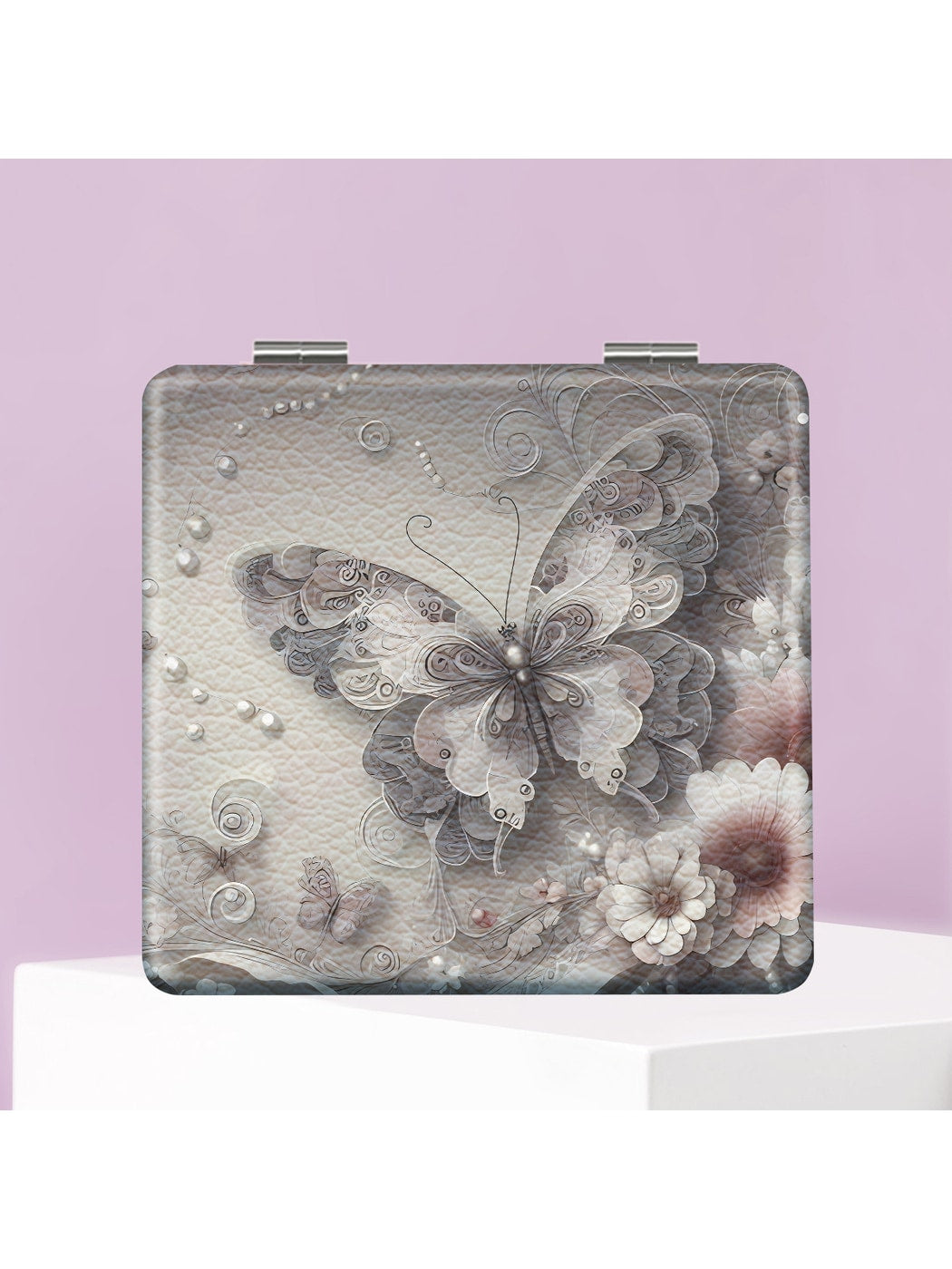 Mirroray - Dreamy Butterfly Design Folding Compact Mirror