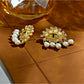 Earedge - Everyday Beaded Eye Shaped Earrings
