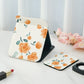 Mirroray - Floral Print Desktop Folding Vanity Mirror