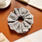 Gifty - Elegant Ditsy Floral Lace Trim Scrunchie